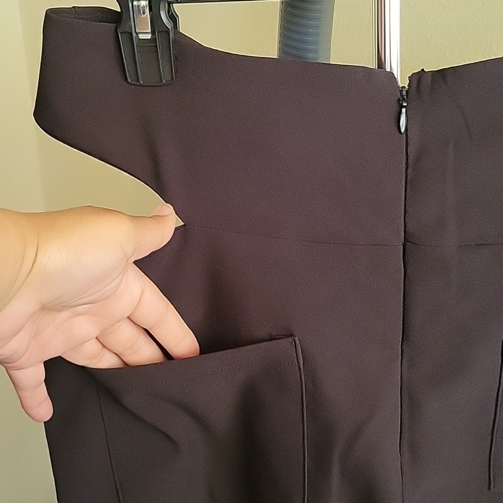 NWOT Heiress Beverly Hills Black Cut-Out High-Waist Trousers Sz L - Picture 10 of 14